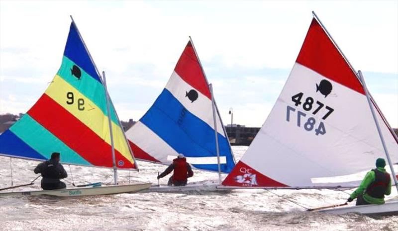 Frostbite Racing at Manhattan Yacht Club photo copyright Manhattan Yacht Club taken at Manhattan Yacht Club and featuring the Sunfish class