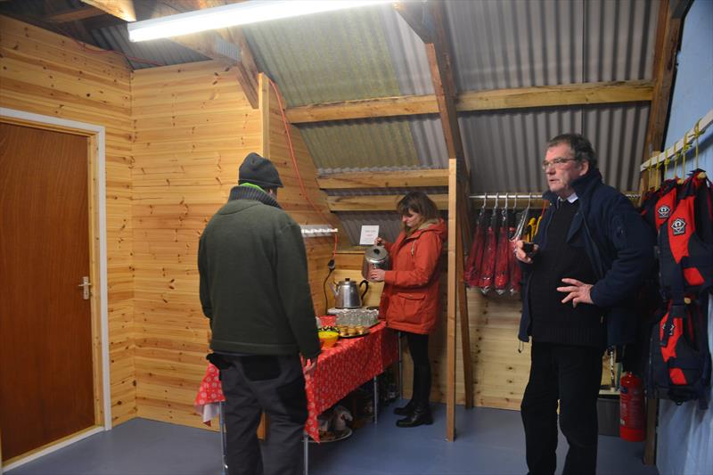 Celebrations as Solva Sailing Club's new changing rooms are officially opened photo copyright Helen Hughes taken at Solva Sailing Club and featuring the  class