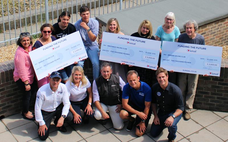 Sunsail Funding the Future winners photo copyright Pippa Treavett taken at Andrew Simpson Sailing Centre and featuring the  class