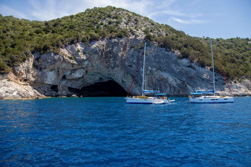 At anchor photo copyright Sunsail taken at  and featuring the  class