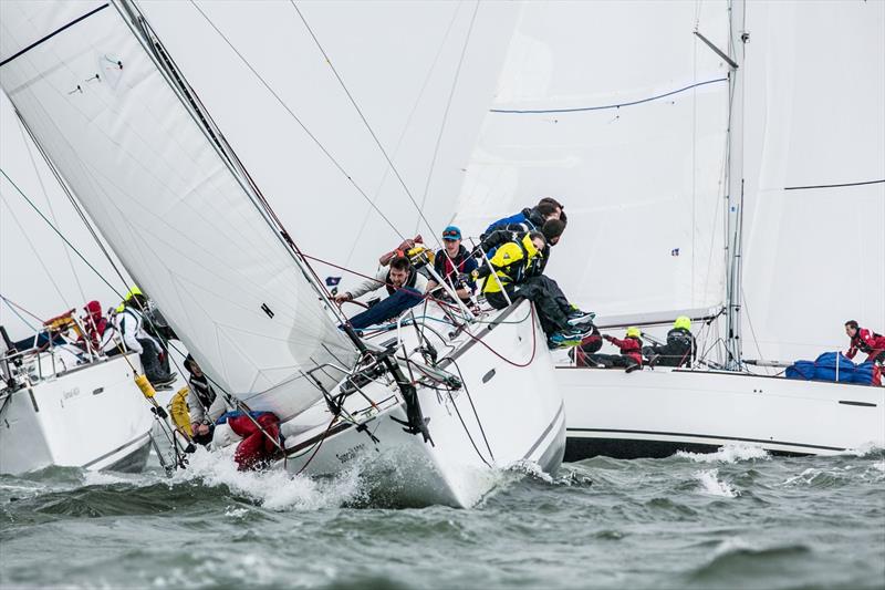 BUCS / BUSA Yachting Championships 2018 day 2 photo copyright Harry Bowerman Photography / harrybowerman.shootproof.com taken at Portsmouth Harbour Yacht Club and featuring the Sunsail F40 class