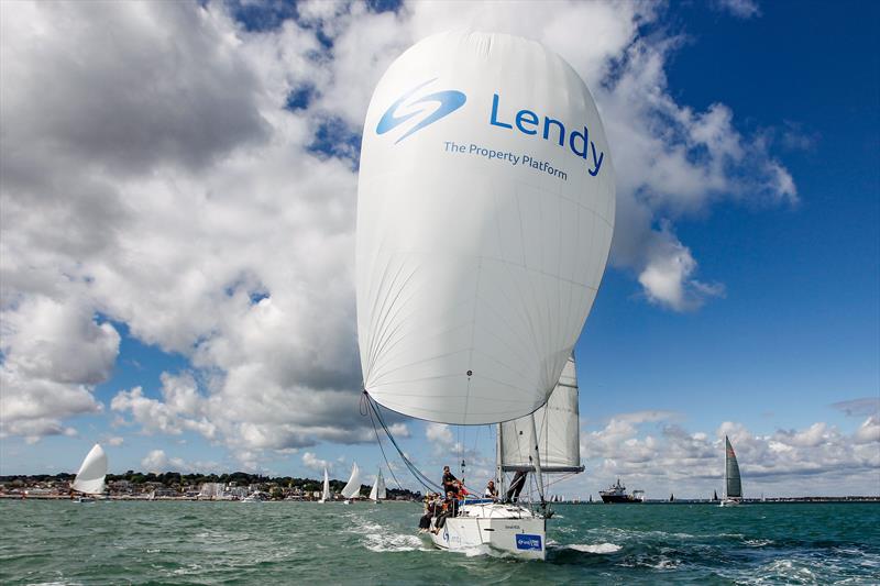 Sunsail F40 'Lendy' on day 5 Lendy Cowes Week photo copyright Paul Wyeth / CWL taken at Cowes Combined Clubs and featuring the Sunsail F40 class