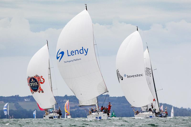 Lendy in the Sunsail F40 class on day 6 of Lendy Cowes Week - photo © Paul Wyeth / CWL