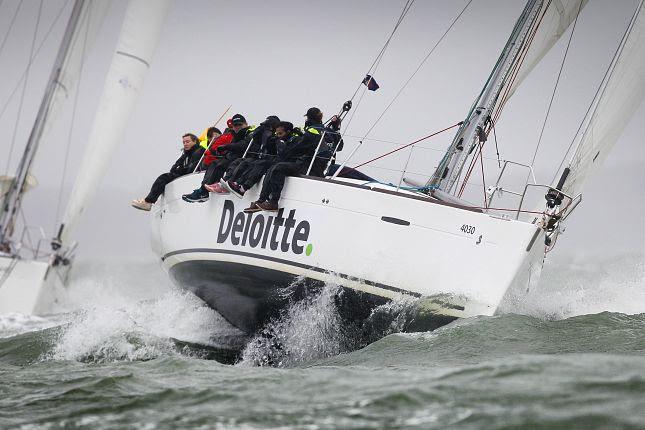 Sunsail F40 Deloitte on day 5 of Cowes Week 2019 - photo © Paul Wyeth / CWL