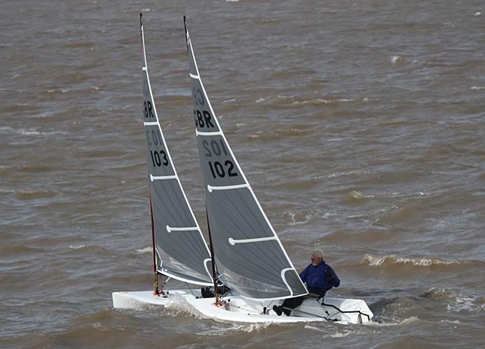 D-Zero sailing at Clevedon photo copyright Suntouched Sailboats taken at Clevedon Sailing Club and featuring the  class