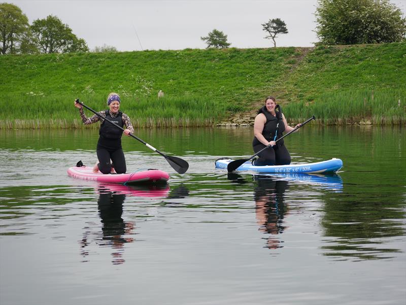 South Staffs Open Day 2026 photo copyright Chloe Nichols taken at South Staffordshire Sailing Club and featuring the SUP class