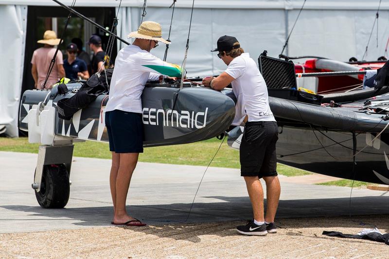 Superfoiler Gold Coast - Day 1, February 16, 2018 photo copyright Andrea Francolini / SuperFoiler taken at  and featuring the Superfoiler class