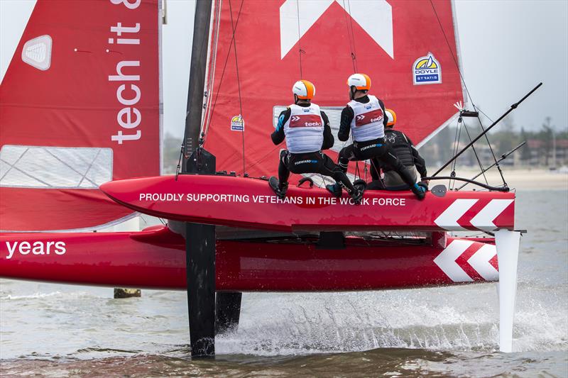 SuperFoiler Grand Prix Gold Coast - February 16, 2018 photo copyright Andrea Francolini / SuperFoiler taken at  and featuring the Superfoiler class