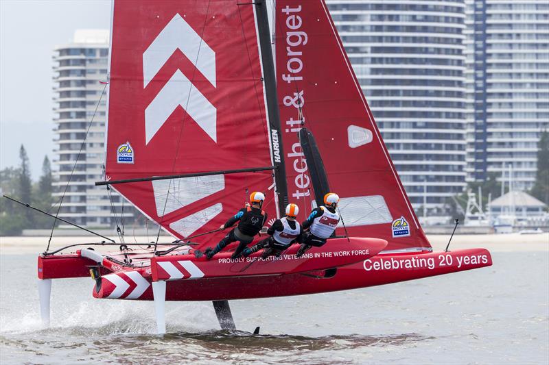 SuperFoiler Grand Prix Gold Coast - February 16, 2018 photo copyright Andrea Francolini / SuperFoiler taken at  and featuring the Superfoiler class