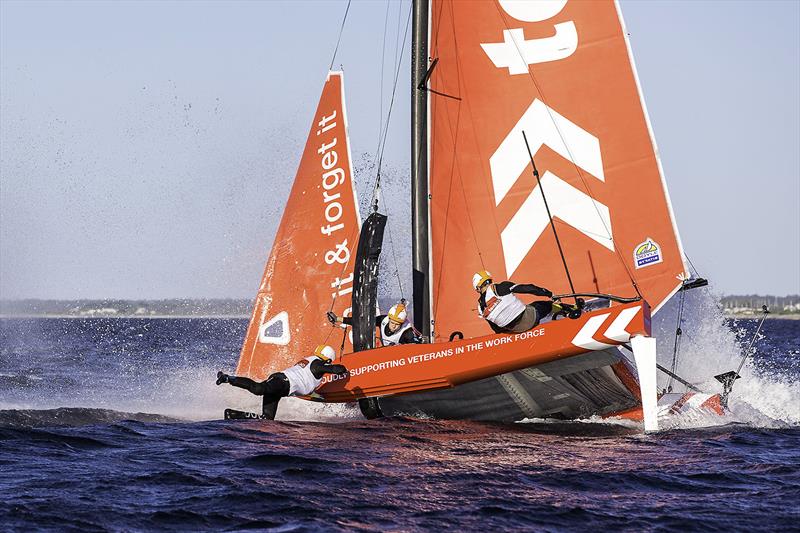 tech2 also went down the mine photo copyright Andrea Francolini taken at Geographe Bay Yacht Club and featuring the Superfoiler class