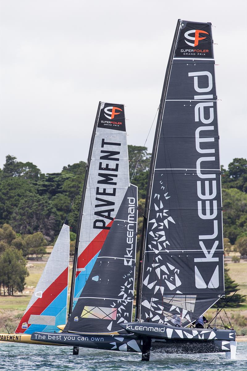 2018 SuperFoiler Grand Prix Geelong photo copyright Andrea Francolini taken at  and featuring the Superfoiler class