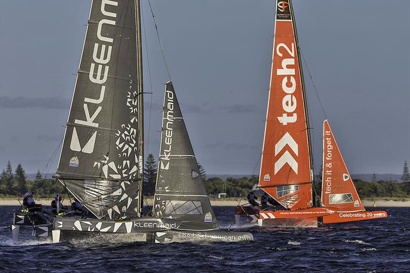 tech2 and Kleenmaid had a great round of the SuperFoiler Grand Prix in Busselton photo copyright Andrea Francolini taken at Geographe Bay Yacht Club and featuring the Superfoiler class