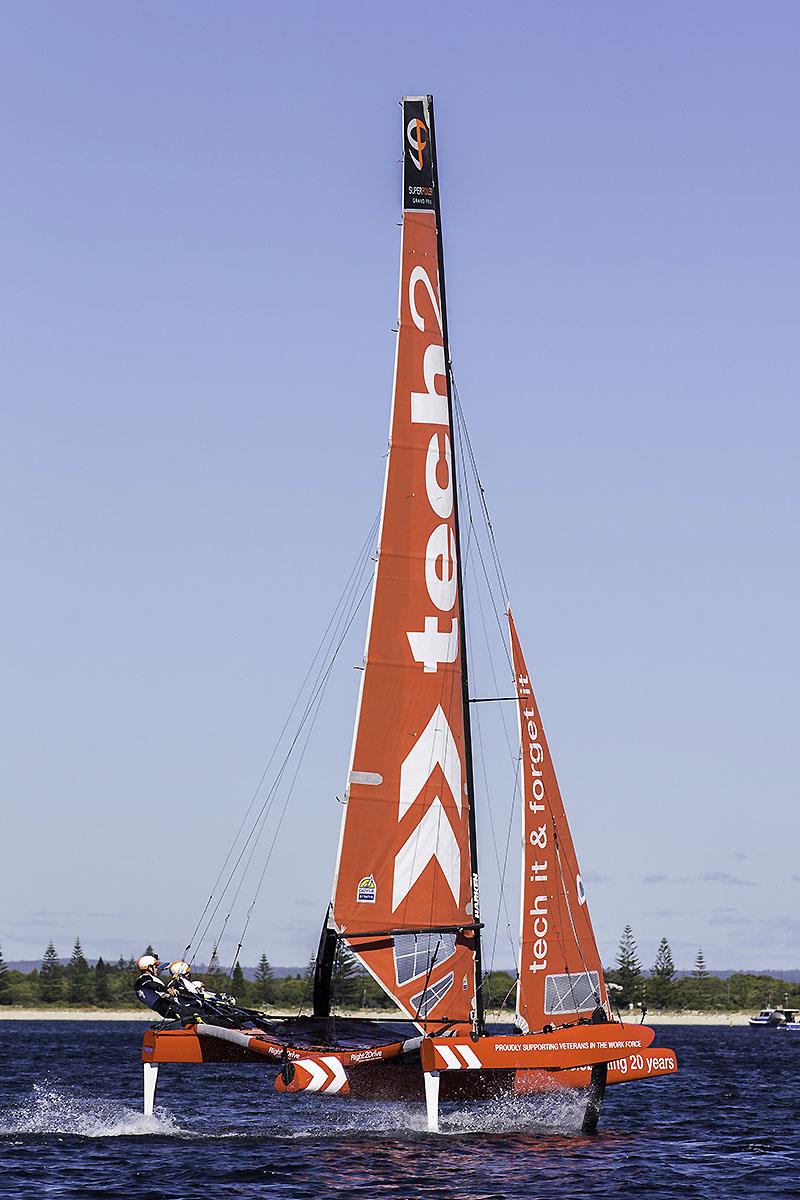 Round Four belonged to tech2 photo copyright Andrea Francolini taken at Geographe Bay Yacht Club and featuring the Superfoiler class