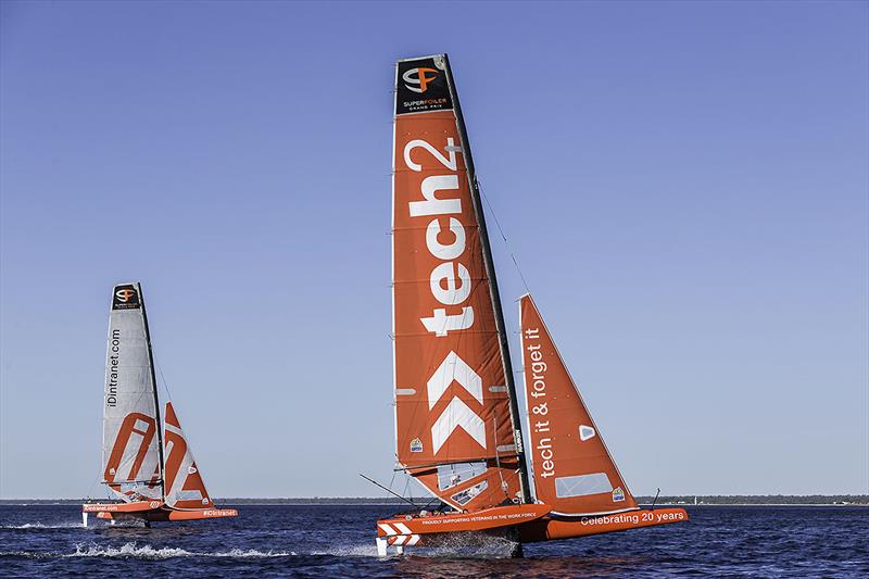 tech2 racing in the Western Australian leg of the SuperFoiler Grand Prix, where they did so well photo copyright Andrea Francolini taken at Woollahra Sailing Club and featuring the Superfoiler class