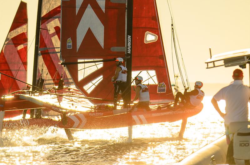 SuperFoiler Grand Prix 2018 photo copyright Andrea Francolini taken at Woollahra Sailing Club and featuring the Superfoiler class