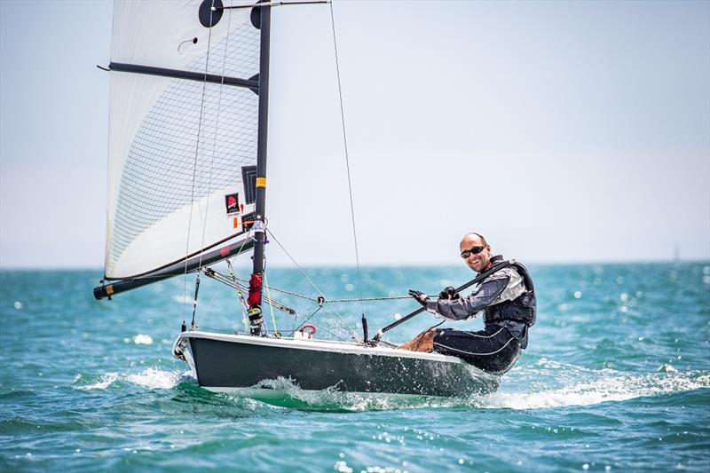 Cliff Milliner wins the Supernova National Championships at Paignton photo copyright Peter Mackin / www.pdmphoto.co.uk taken at Paignton Sailing Club and featuring the Supernova class