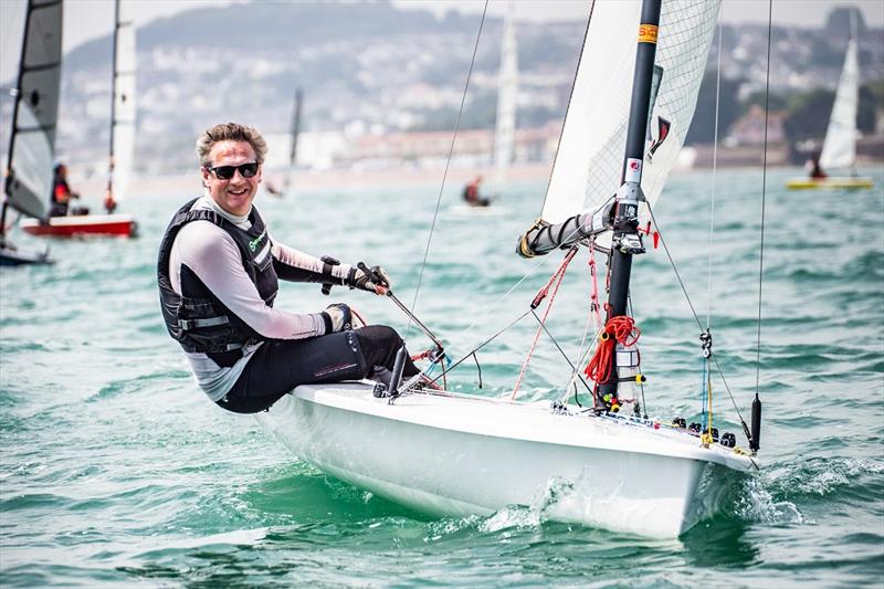 Jeremy Higson was first Silver fleet boat in the Supernova National Championships at Paignton photo copyright Peter Mackin / www.pdmphoto.co.uk taken at Paignton Sailing Club and featuring the Supernova class