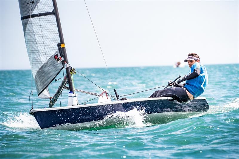 Sam Knight was fourth overall in the Supernova National Championships at Paignton photo copyright Peter Mackin / www.pdmphoto.co.uk taken at Paignton Sailing Club and featuring the Supernova class