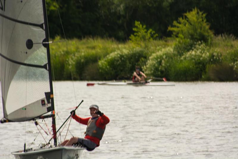 Even got time for a wave during the Border Counties midweek sailing at