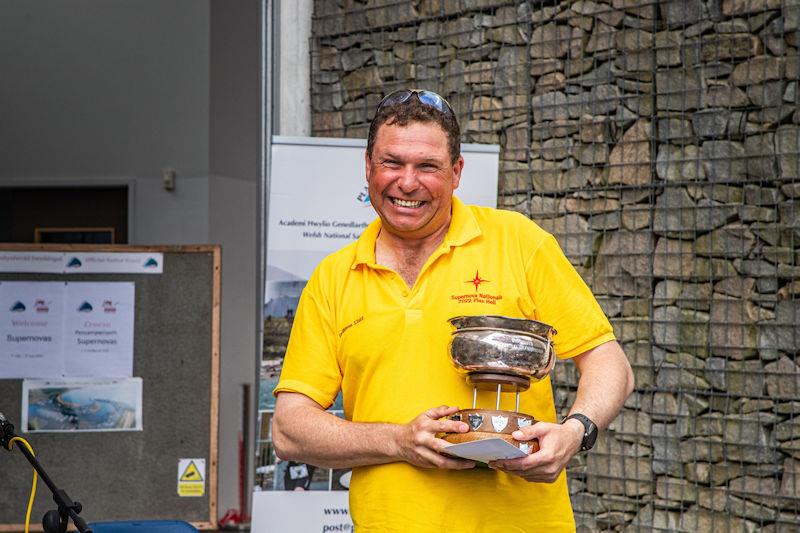 Matt Thursfield wins the Supernova Nationals 2022 at Plas Heli, Pwllheli photo copyright Peter Mackin / www.pdmphoto.co.uk taken at Plas Heli Welsh National Sailing Academy and featuring the Supernova class