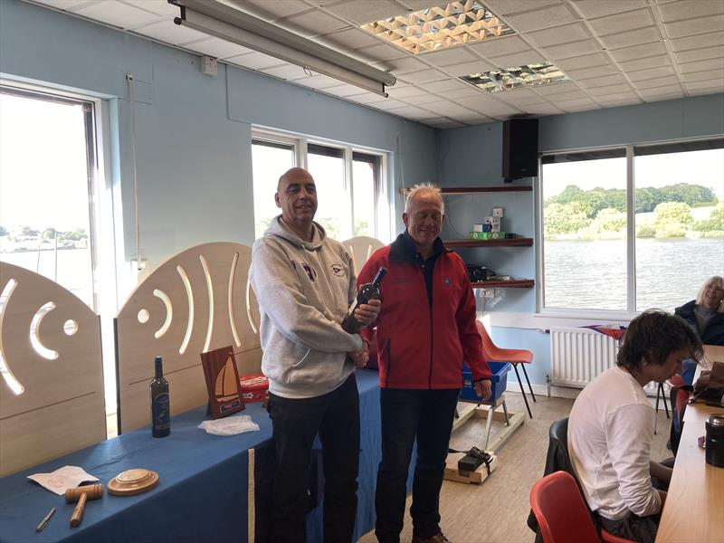 2nd placed Eric Haseldon (Supernova) in the Border Counties at Winsford Flash photo copyright Brian Herring taken at Winsford Flash Sailing Club and featuring the Supernova class