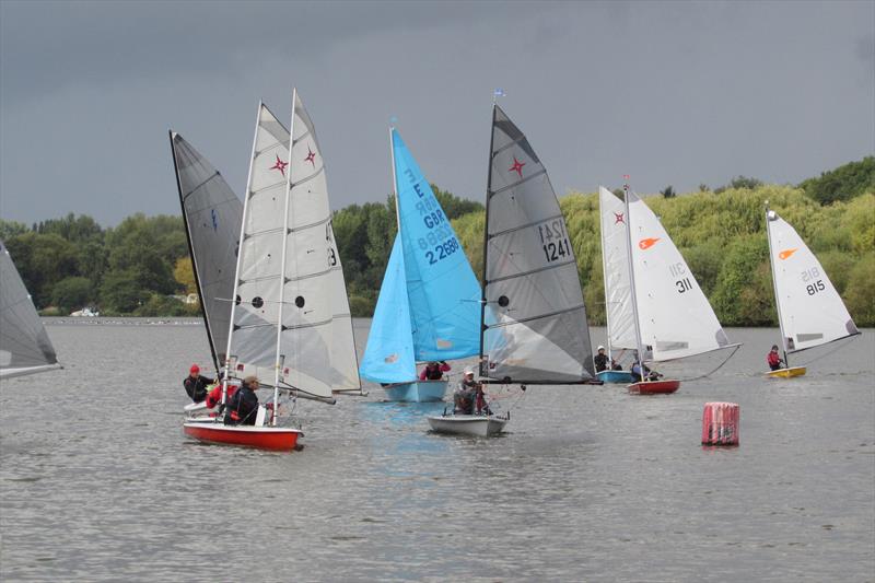Downwind during the Border Counties at Winsford Flash - photo © Brian Herring