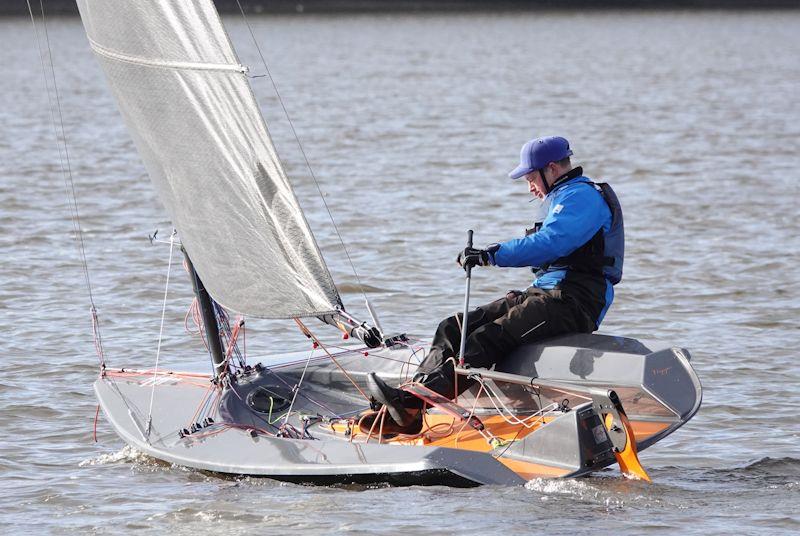 Sunday racing at Chelmarsh SC in early January photo copyright Terry Gumbley taken at Chelmarsh Sailing Club and featuring the Supernova class
