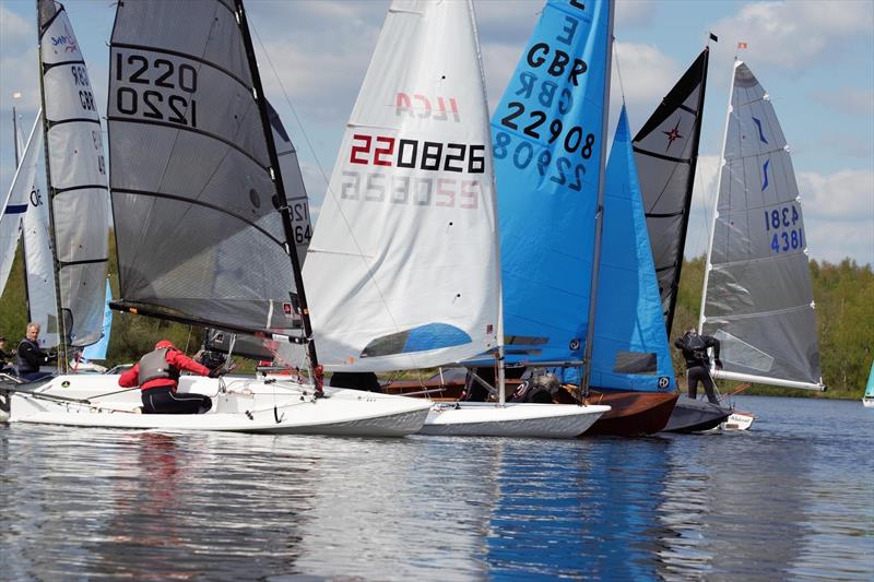 North West Senior Traveller Trophy at Leigh & Lowton photo copyright Alan Jones taken at Leigh & Lowton Sailing Club and featuring the Supernova class