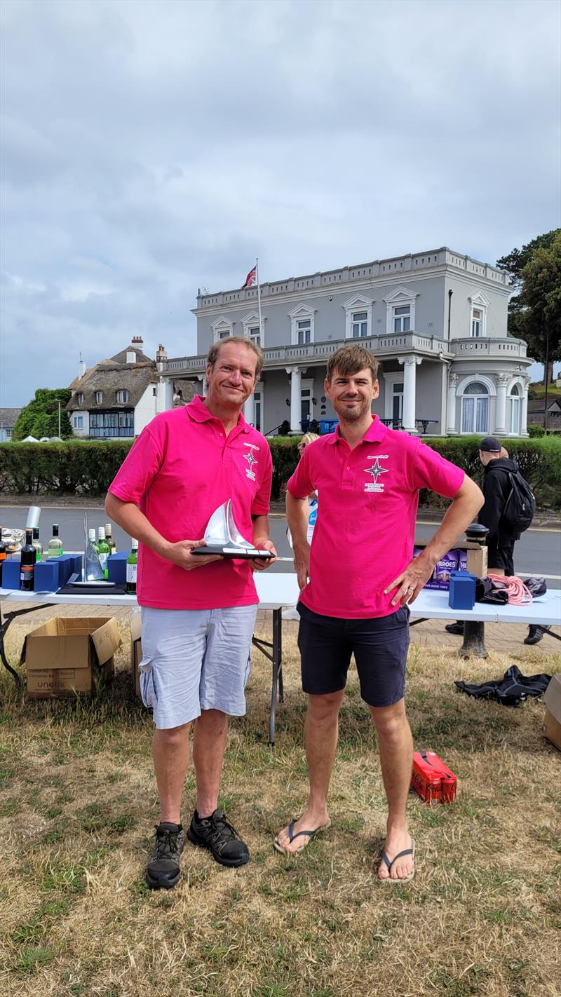 Mark 1 winner Philip Hind in the Supernova Nationals at Paignton photo copyright Chris Hawley taken at Paignton Sailing Club and featuring the Supernova class