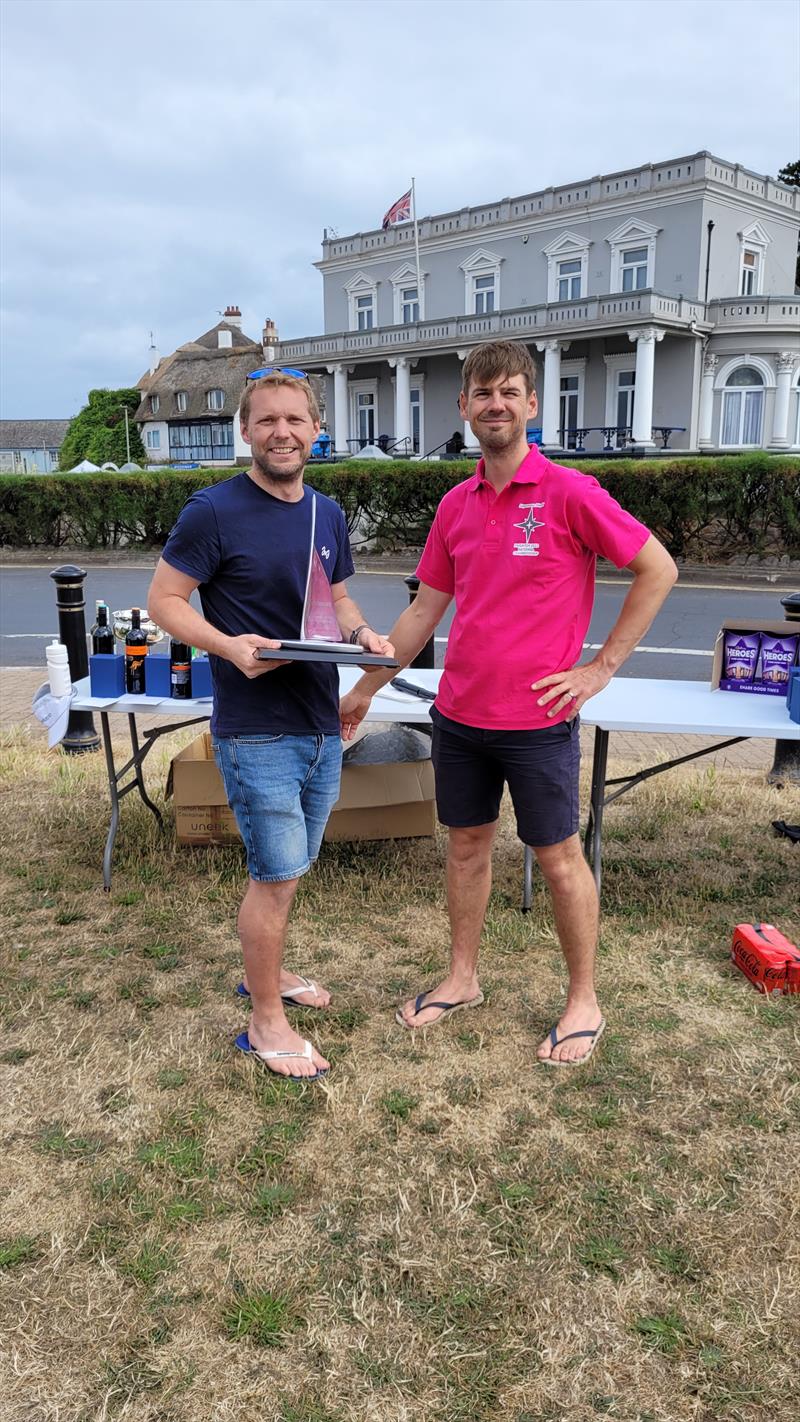 Silver fleet winner Paul Bloom in the Supernova Nationals at Paignton photo copyright Chris Hawley taken at Paignton Sailing Club and featuring the Supernova class