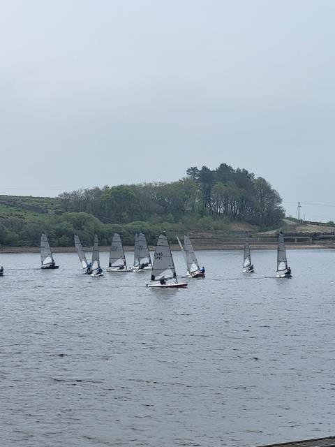 Racing underway in the Craftinsure Supernova Travellers Series Open at Bolton Sailing Club photo copyright David Bartholomew taken at Bolton Sailing Club and featuring the Supernova class