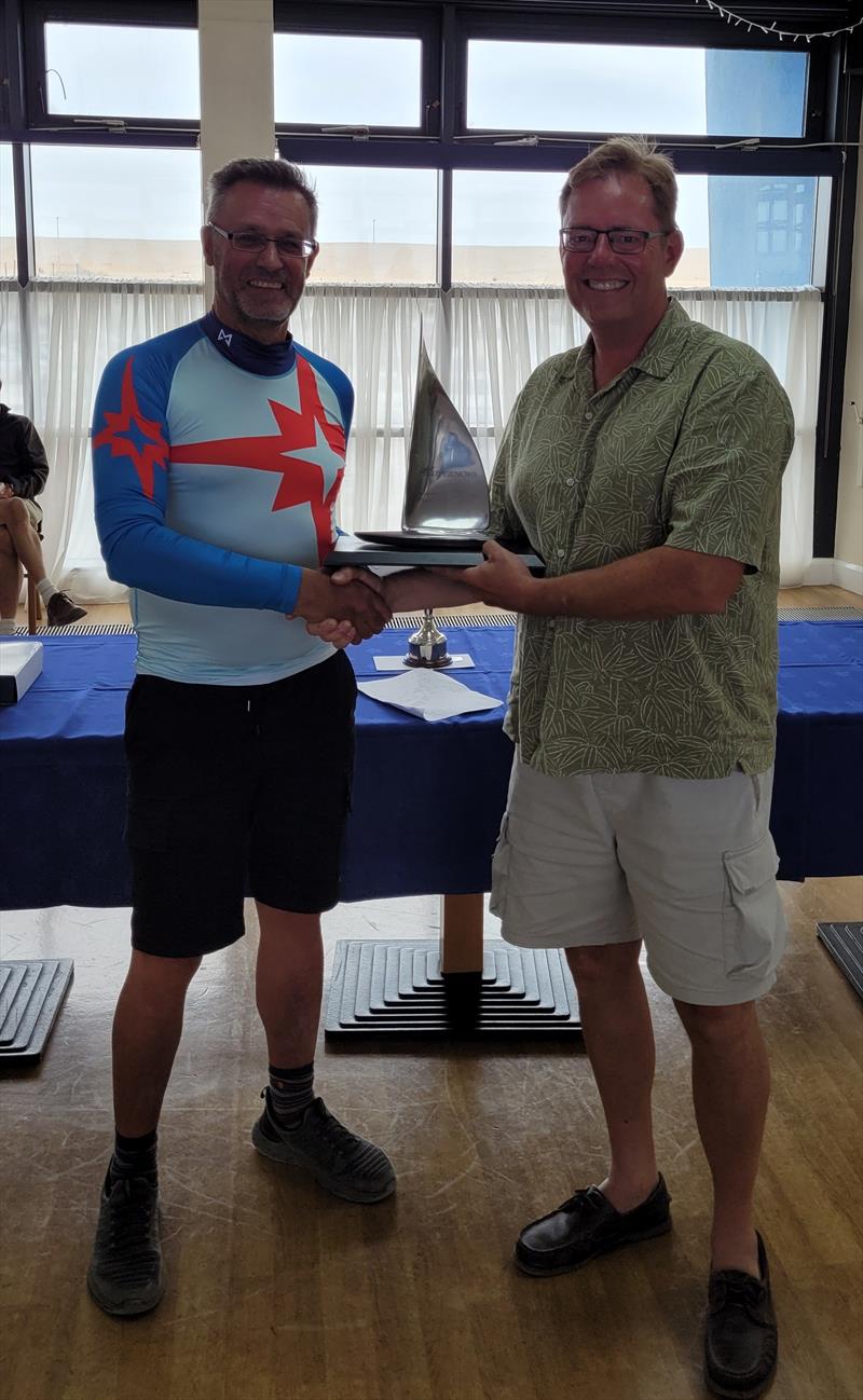Luke Fisher wins the Silver Fleet in the Supernova Nationals at the WPNSA photo copyright Chris Hawley taken at Weymouth & Portland Sailing Academy and featuring the Supernova class