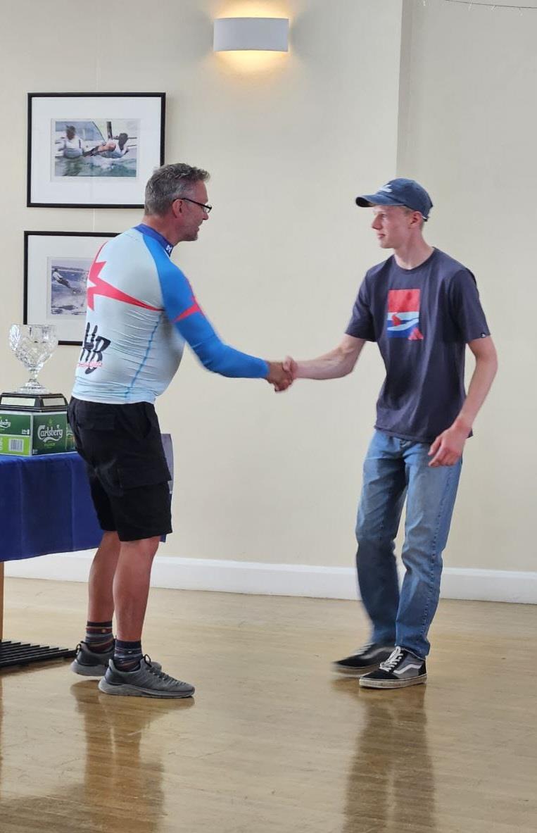 Matthew English finishes 1st Youth in the Supernova Nationals at the WPNSA photo copyright Sally Bleasdale taken at Weymouth & Portland Sailing Academy and featuring the Supernova class