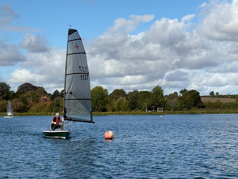 Jon Wood during the Noble Marine Southern Series Supernova Open at Haversham photo copyright Dave Johnson taken at Haversham Sailing Club and featuring the Supernova class