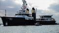 Sherpa the 243ft expedition yacht owned by Sir Jim Ratcliffe - INEOS Team UK, was one of the few superyachts allowed into New Zealand © Richard Gladwell/Sail-World.com / nz