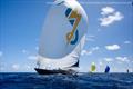121ft Dykstra sloop Action at Superyacht Challenge Antigua
