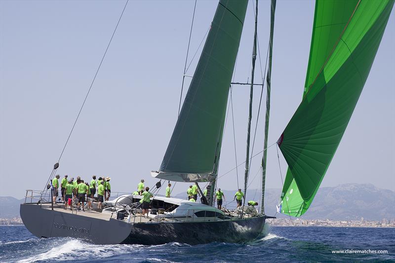 Win Win on the 2019 Superyacht Cup Palma final day photo copyright Claire Matches taken at Real Club Náutico de Palma and featuring the Superyacht class