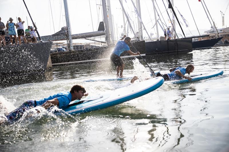 Paddleboard race on the 2019 Superyacht Cup Palma final day - photo © Sailing Energy