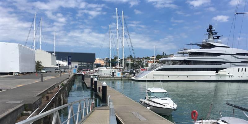 The Site 18 marine precinct, which will disappear if the Wynyard Point option is chosen. - photo © Andrew Hollis