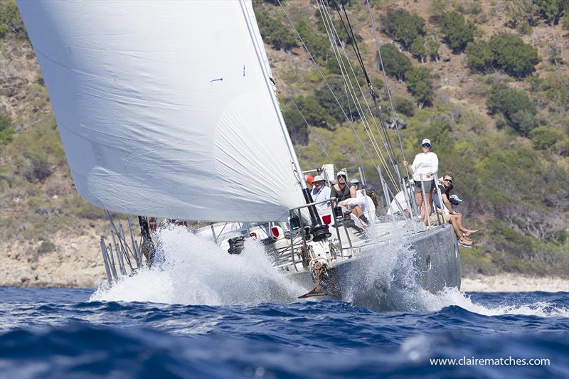 The 102ft aluminium ketch Maramar originally designed by Dominiqe Presle - Superyacht Challenge Antigua 2018 photo copyright Claire Matches / www.clairematches.com taken at  and featuring the Superyacht class