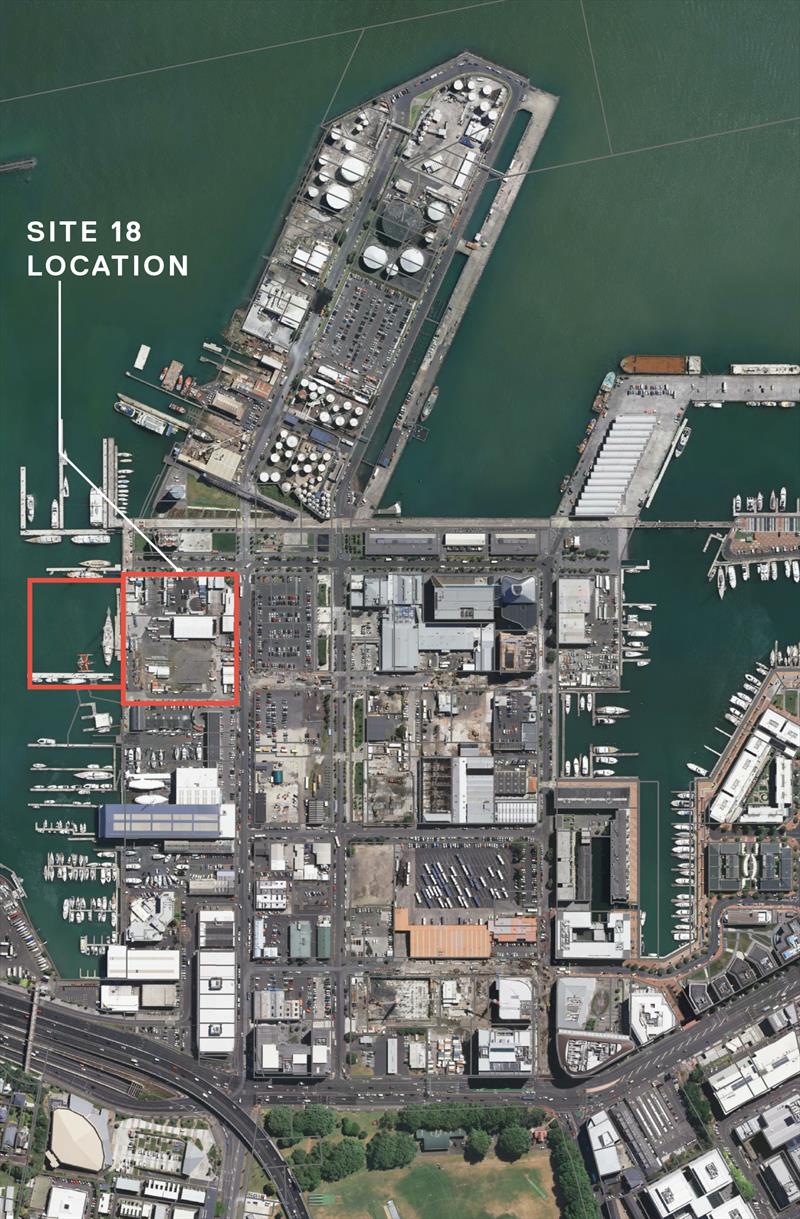 Planned Superyacht maintenance involving Site 18 and the area south on the Orams Marine site photo copyright Panuku Developments taken at New York Yacht Club and featuring the Superyacht class