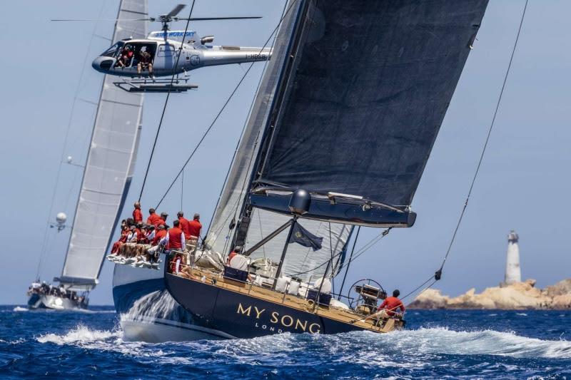 My Song and Ganesha, Loro Piana Superyacht Regatta 2018 photo copyright YCCS / Borlenghi taken at Yacht Club Costa Smeralda and featuring the Superyacht class