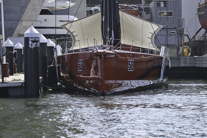 Comanche at idle at Sydney City Marine photo copyright John Curnow taken at  and featuring the Superyacht class