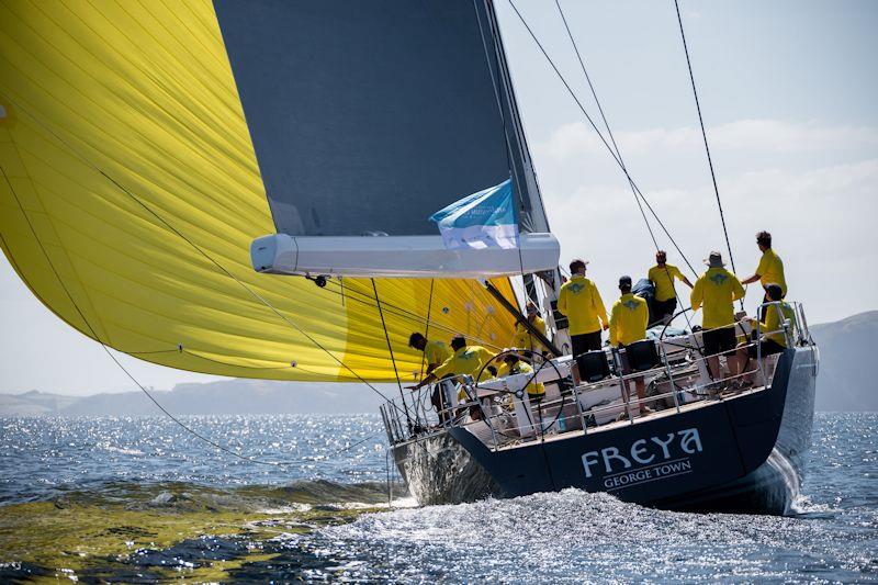 New Zealand Millennium Cup day 2 photo copyright Jeff Brown taken at  and featuring the Superyacht class
