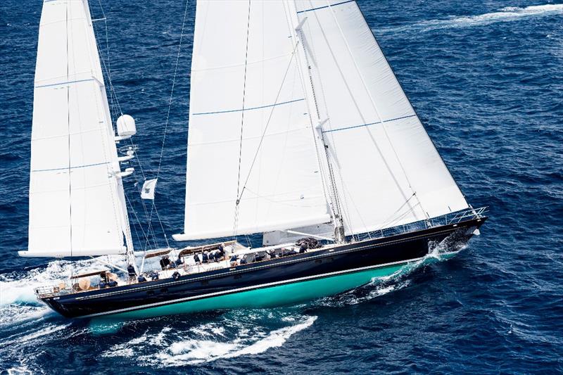 BlueToo took1-1-1 in threee races winning their class overall -  2019 St Barths Bucket photo copyright Cory Silken taken at  and featuring the Superyacht class