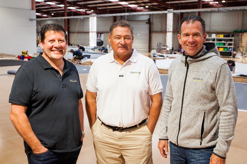 L to R: Doyle Sails Managing Director David Duff, Global Superyacht Sales Manager Scott Zebny and CEO Mike Sanderson photo copyright LiveSailDie taken at Real Club Náutico de Palma and featuring the Superyacht class