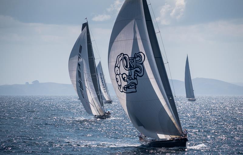 Day Day 1 - Millenium Cup Regatta - Bay of Islands, New Zealand January 30, 2020 photo copyright Jeff Brown taken at Bay of Islands Yacht Club and featuring the Superyacht class