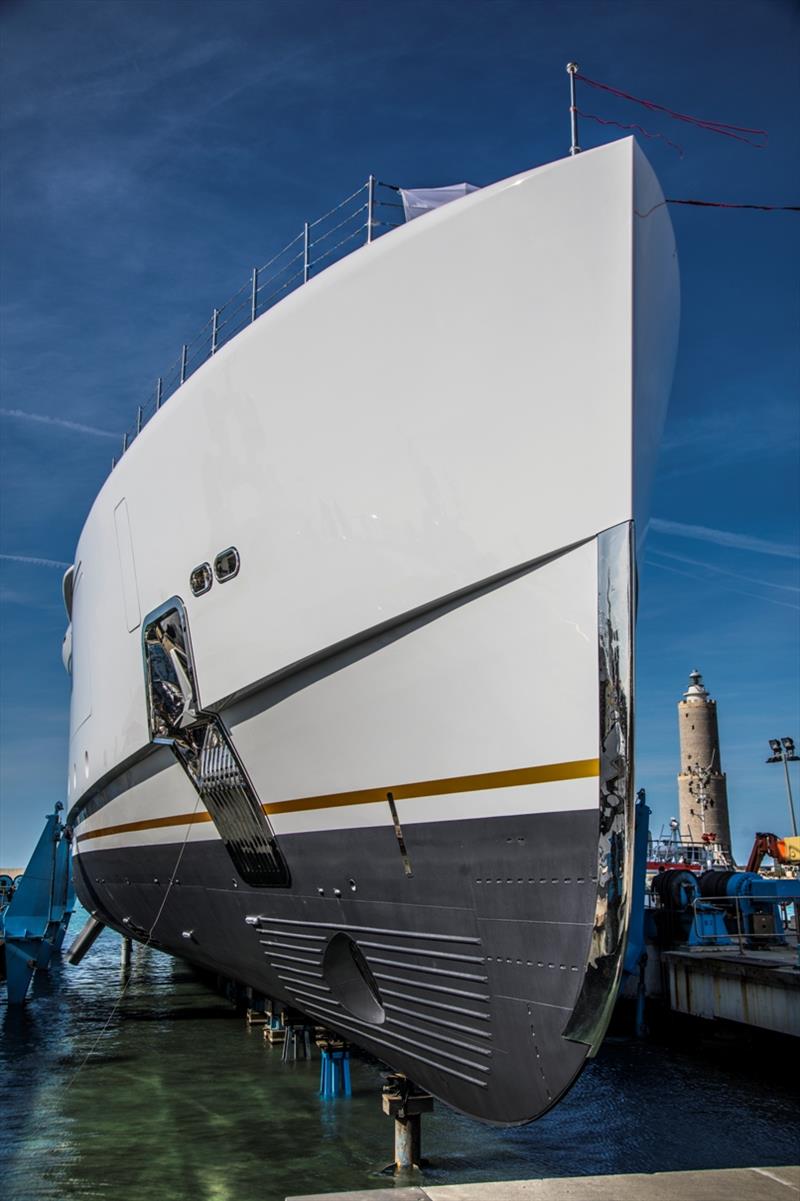 FB273, 70 meters custom superyacht, launching ceremony photo copyright Benetti Yachts taken at  and featuring the Superyacht class