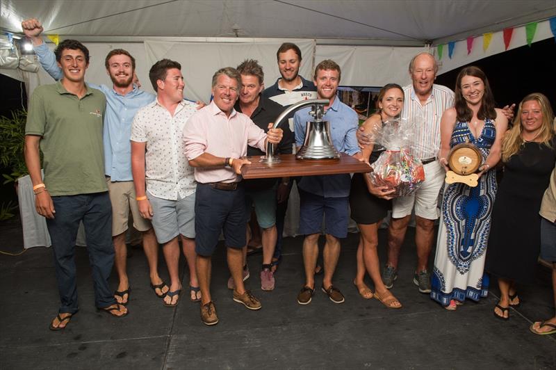 John McMonigall's Oyster 82 Zig Zag lift the Gosnell Trophy - 2020 Superyacht Challenge Antigua, Final Day - photo © Ted Martin