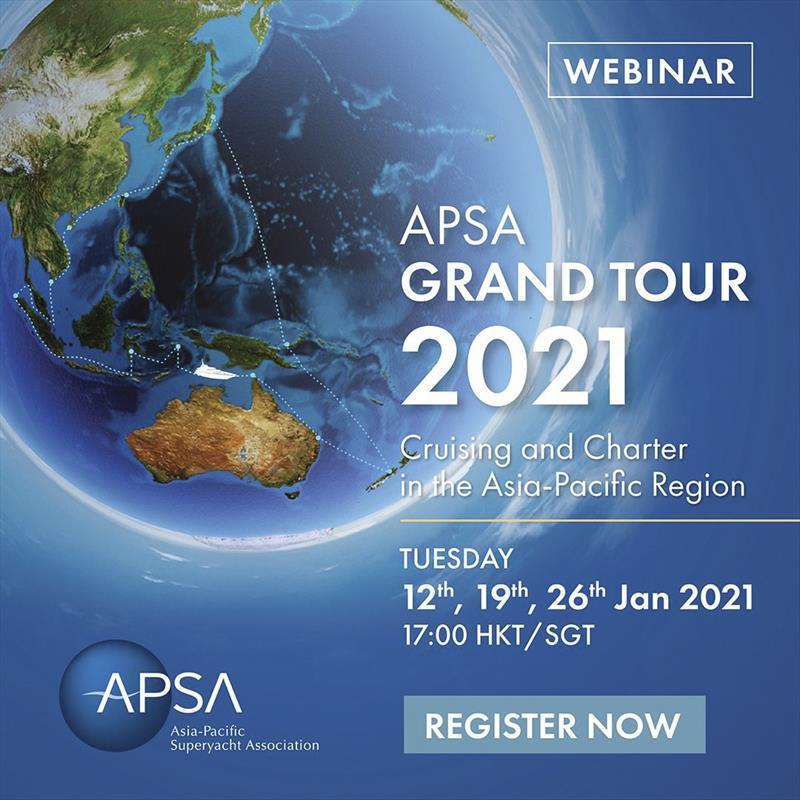 APSA GRAND TOUR 2021 photo copyright APSA taken at  and featuring the Superyacht class